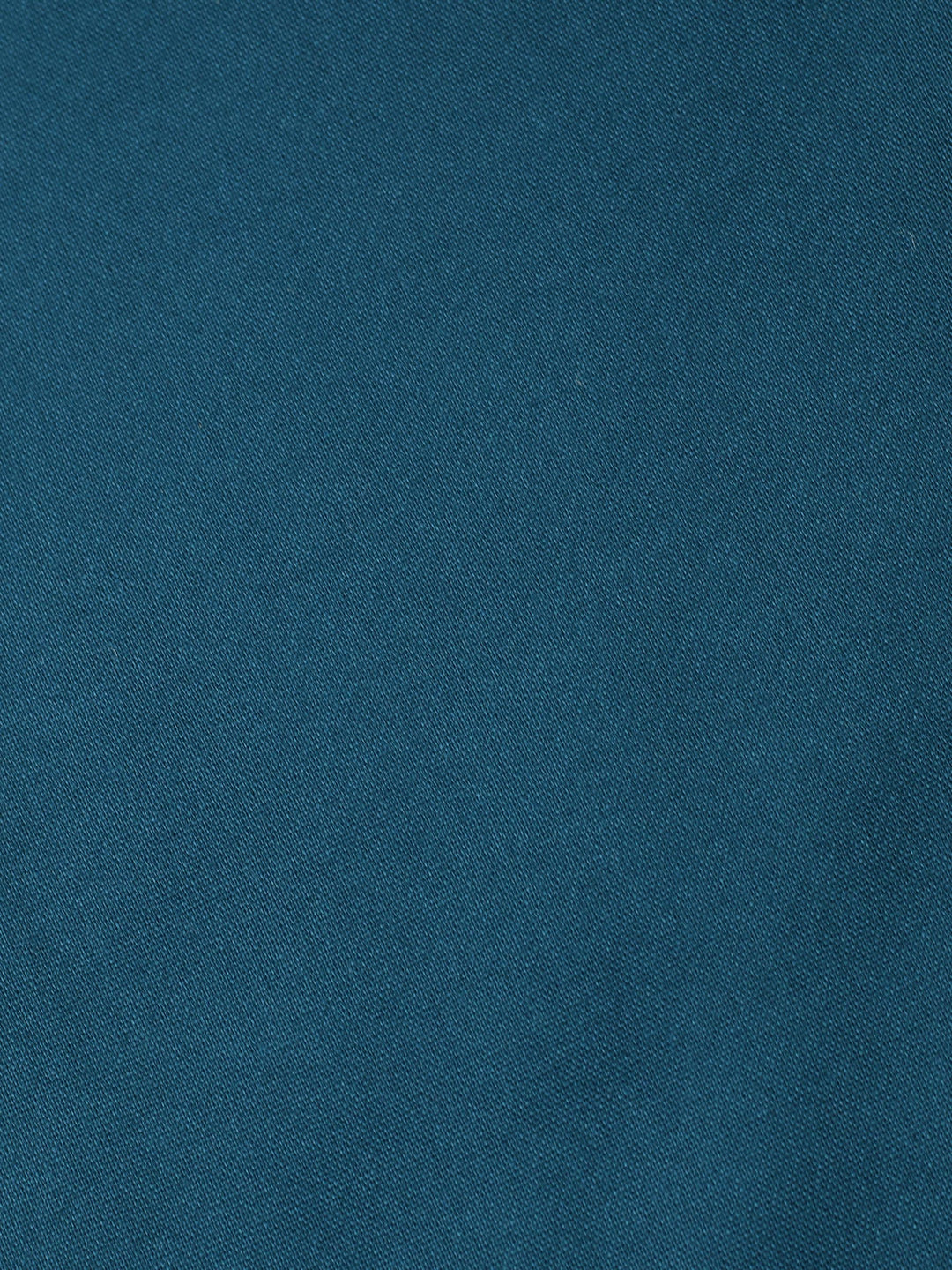 Teal Blue Printed Cotton Blend Unstitched Suit &amp; Pant With Cotton Dupatta