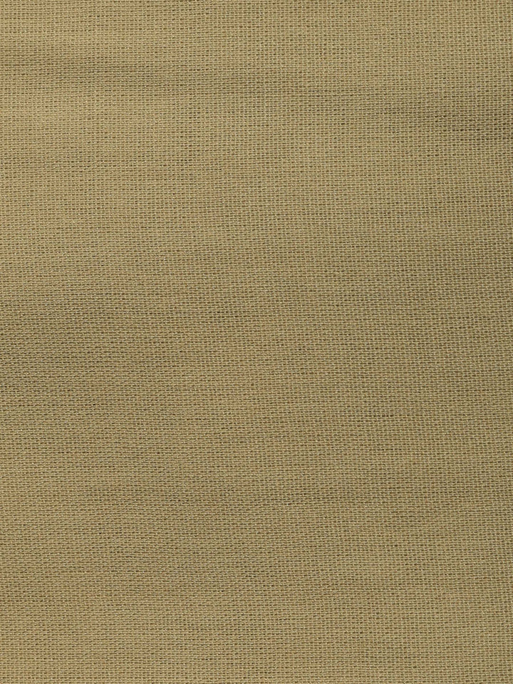 Beige Printed Linen Blend Unstitched Suit &amp; Pant With Linen Dupatta