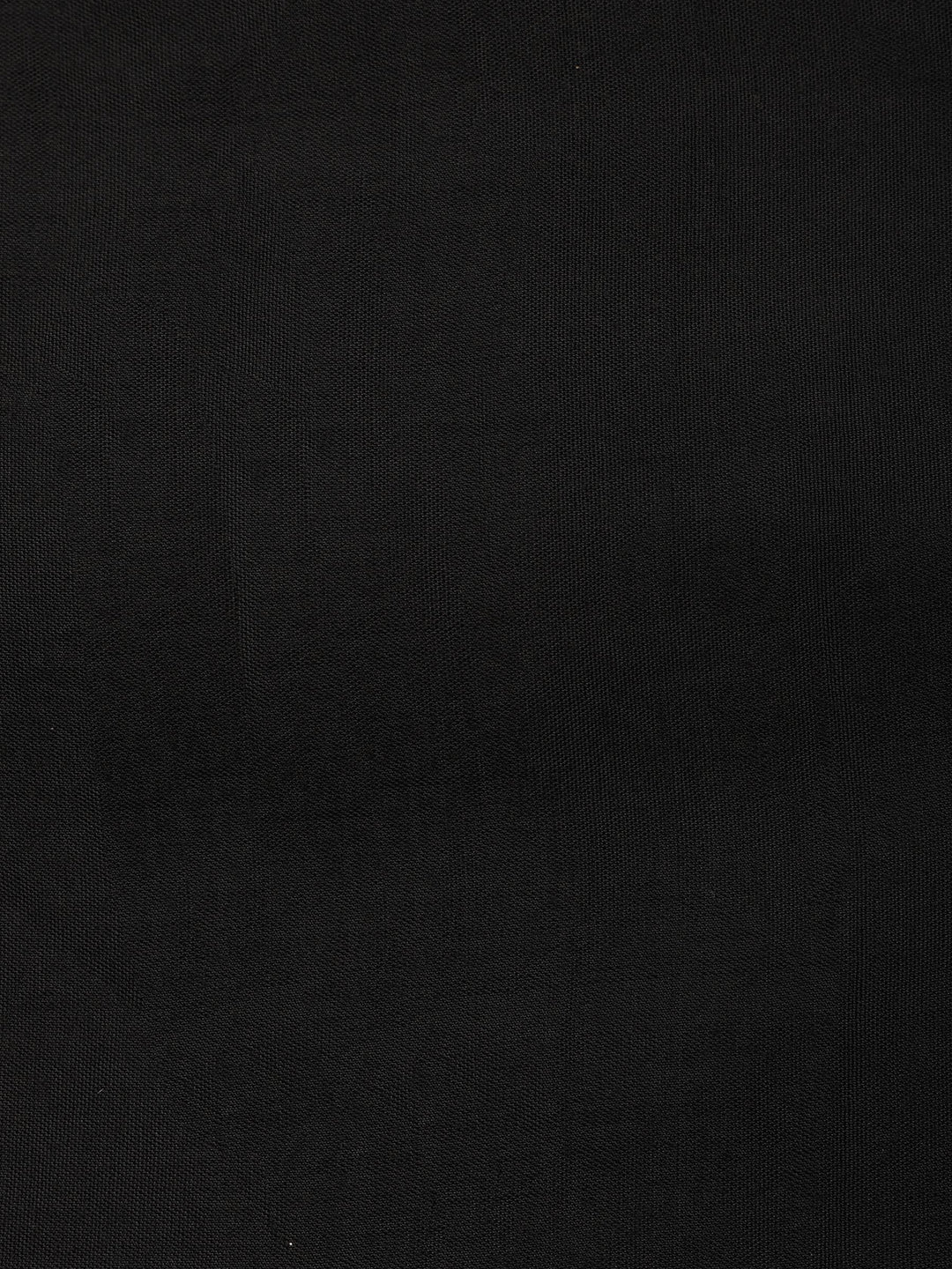 Black Printed Chanderi Unstitched Suit &amp; Pant With Chanderi Dupatta