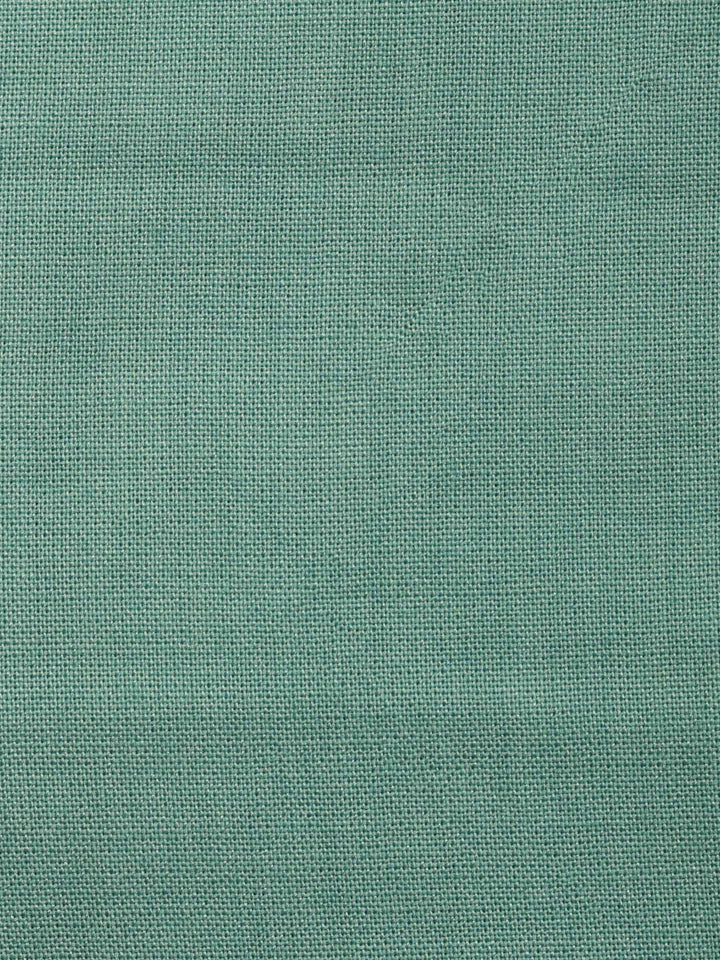 Sea Green Floral Print Linen Blend Unstitched Suit &amp; Pant With Linen Dupatta