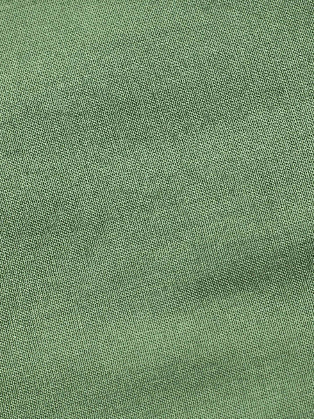 Green Printed Chanderi Unstitched Suit &amp; Pant With Chanderi Dupatta