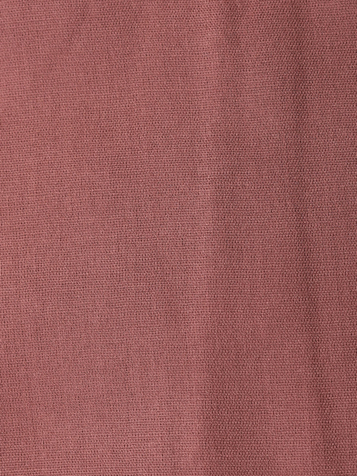 Peach Pink Printed Chanderi Unstitched Suit &amp; Pant With Chanderi Dupatta