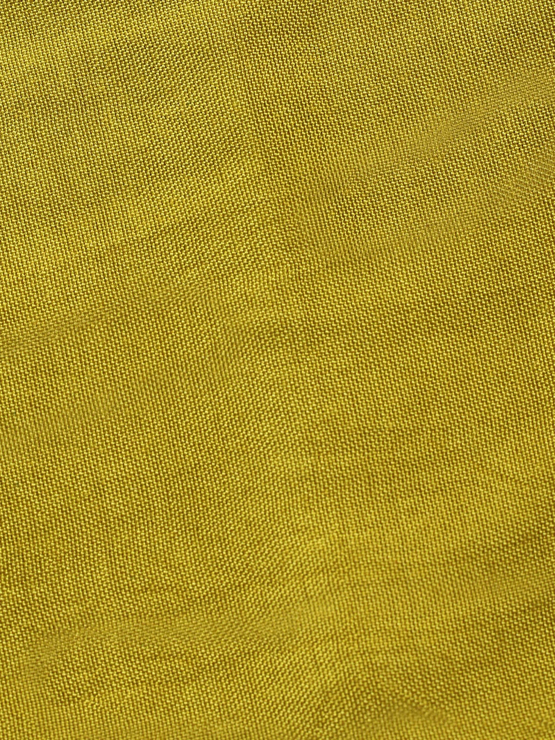 Mustard Embroidered Chanderi Unstitched Suit &amp; Pant With Banarsi Dupatta