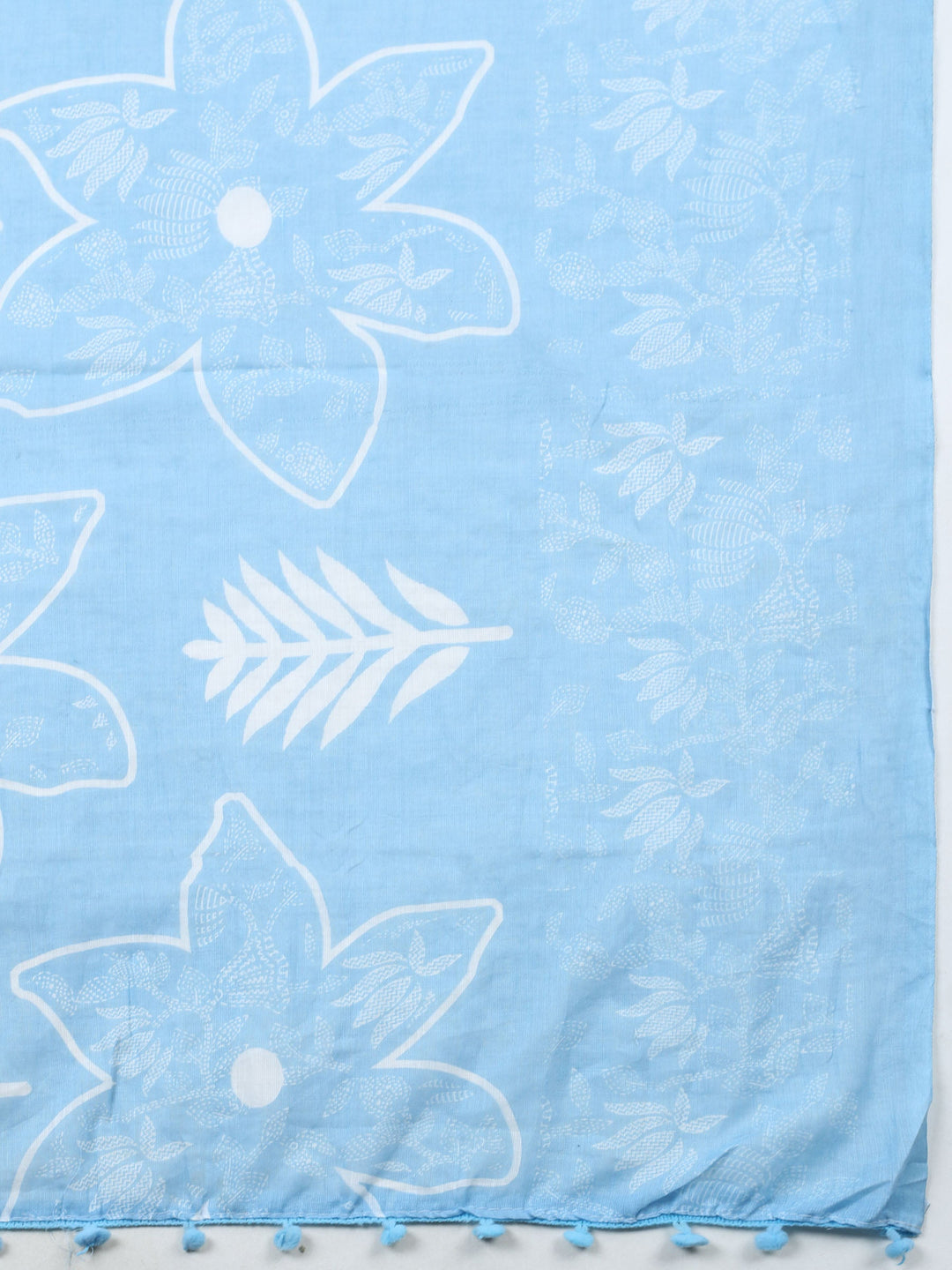 Embroidered Cotton Blend Unstitched Suit With Dupatta