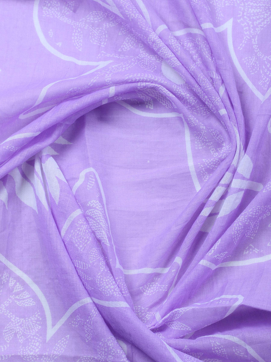 Embroidered Cotton Blend Unstitched Suit With Dupatta