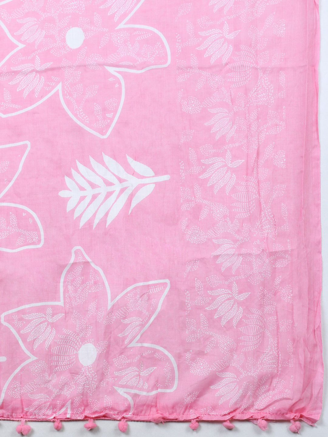 Embroidered Cotton Blend Unstitched Suit With Dupatta