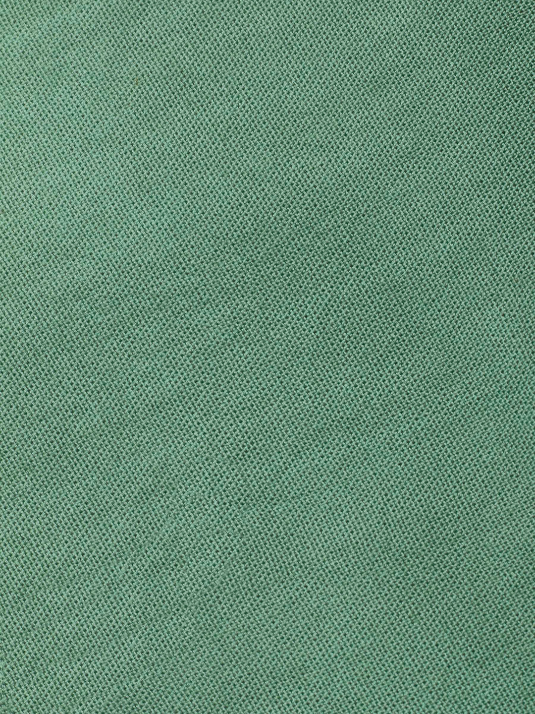 Aqua Green Printed Chanderi Unstitched Dress Material
