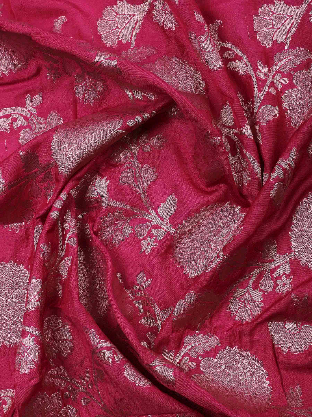Rani Embroidery Chanderi Unstitched Dress Material