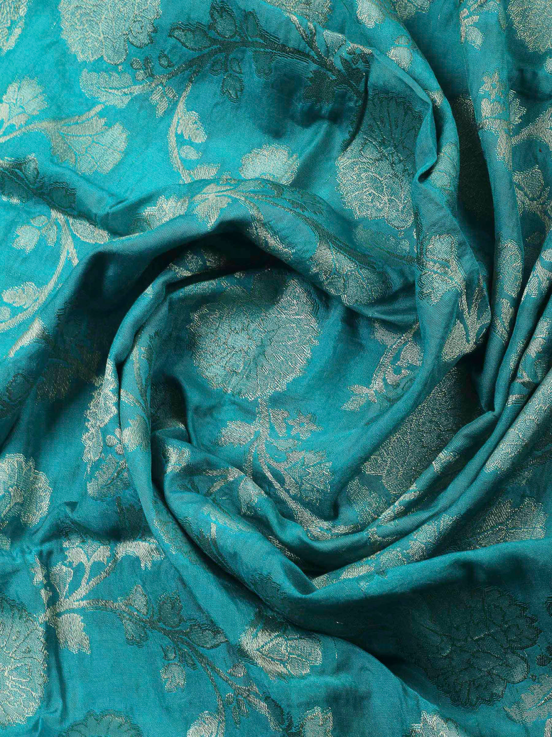 Firozee Embroidery Chanderi Unstitched Dress Material