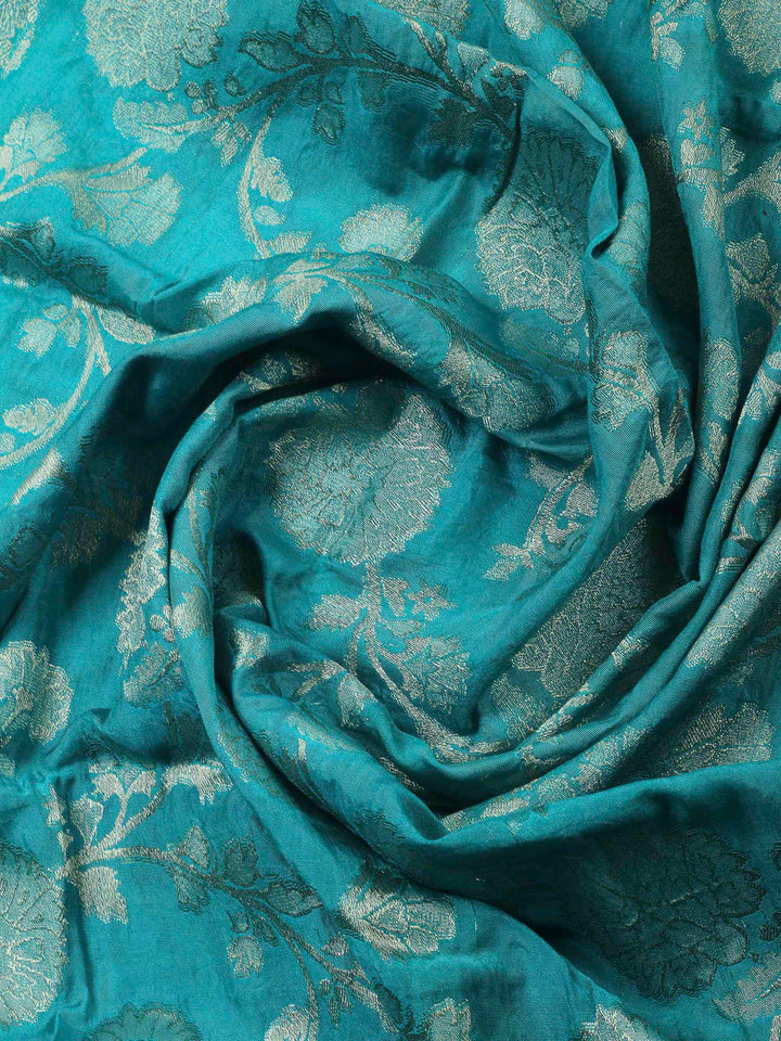 Firozee Embroidery Chanderi Unstitched Dress Material