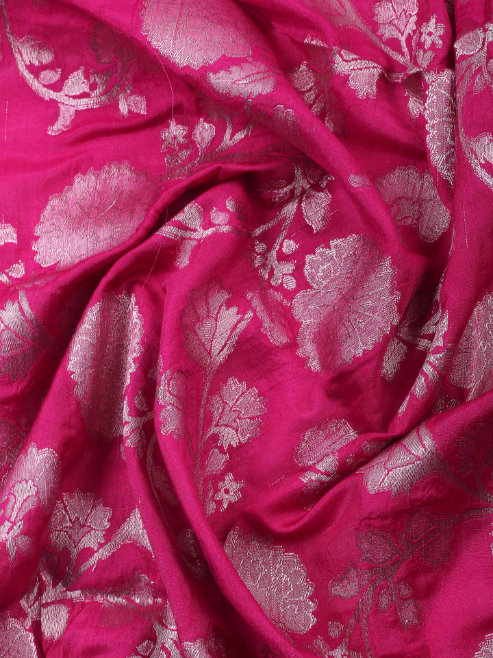 Rani Embroidery Chanderi Unstitched Dress Material