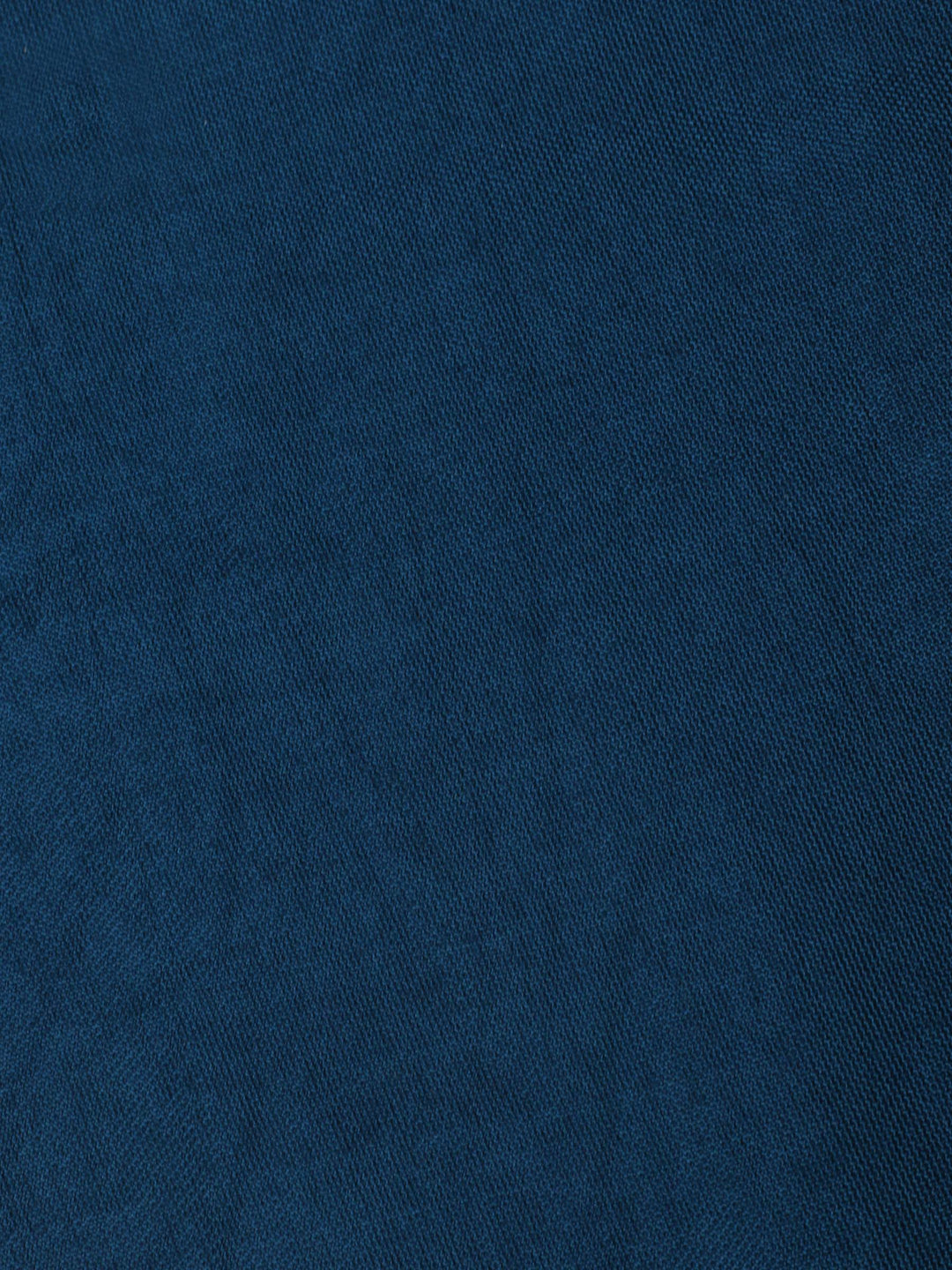 Teal Blue Chanderi Embroidered Unstitched Dress Material