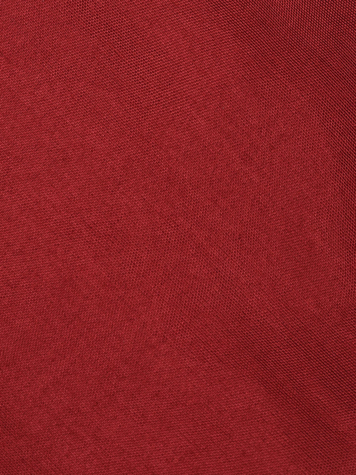 Maroon Chanderi Embroidered Unstitched Dress Material