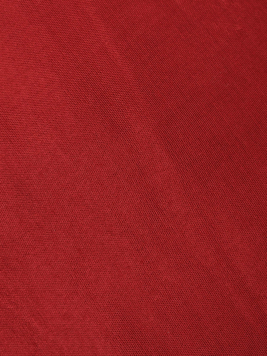 Maroon Chanderi Embroidered Unstitched Dress Material