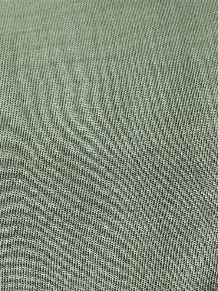Aqua Green Embroidered Chanderi Unstitched Suit &amp; Pant With Chanderi Dupatta