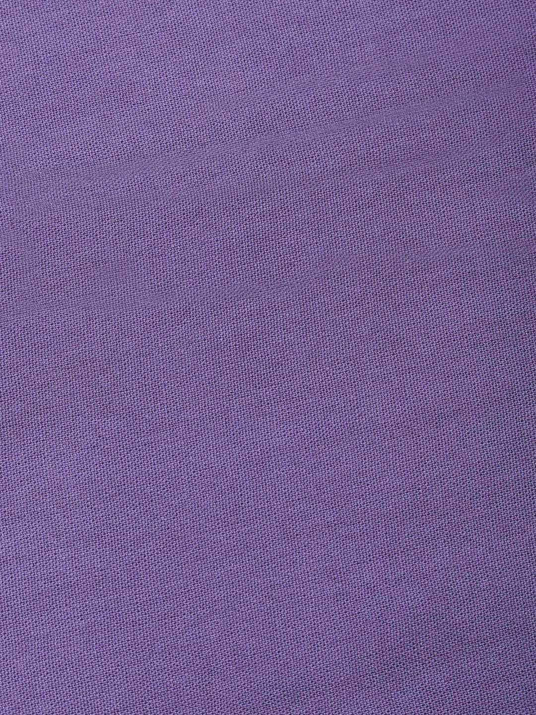 Lavender Printed Chanderi Unstitched Suit &amp; Pant With Chanderi Dupatta