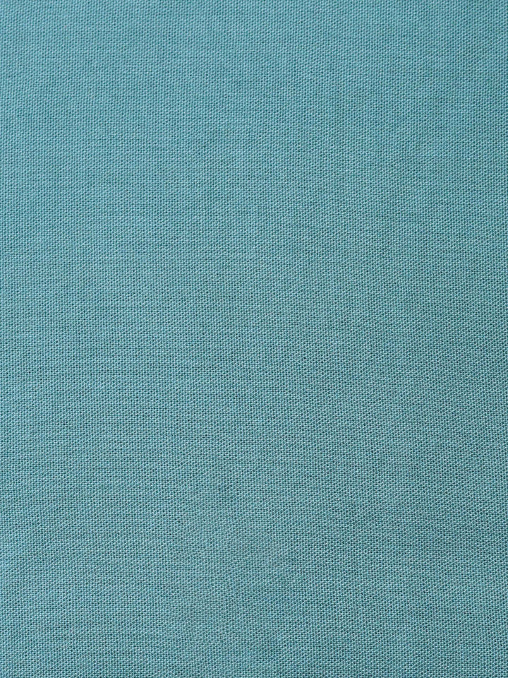 Sea Green Printed Chanderi Unstitched Suit &amp; Pant With Chanderi Dupatta
