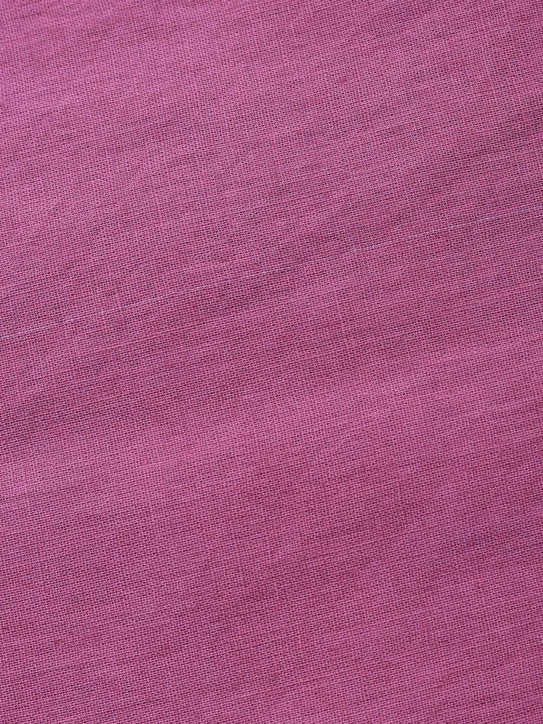 Lavender-Beige Printed Cotton Blend Unstitched Dress Material