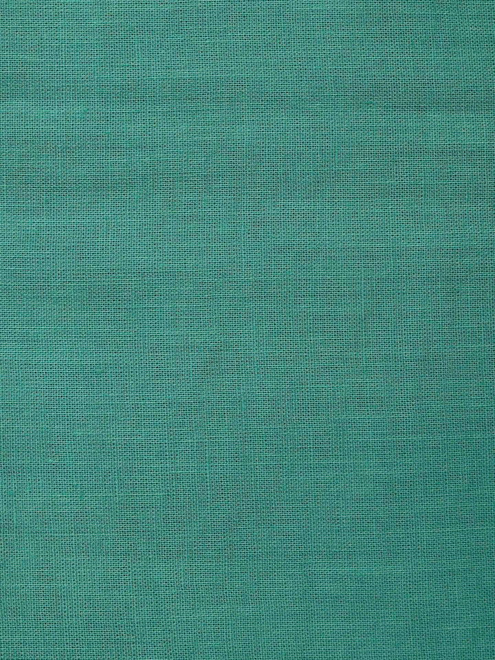 Sea Green-Beige Printed Cotton Blend Unstitched Dress Material