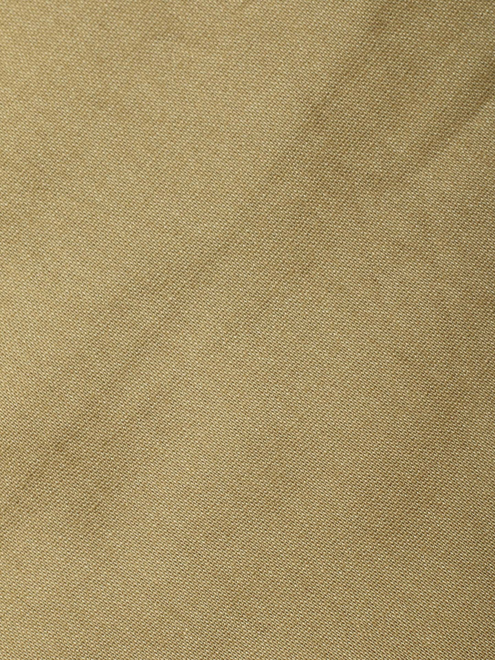 Beige Printed Cotton Blend Unstitched Dress Material