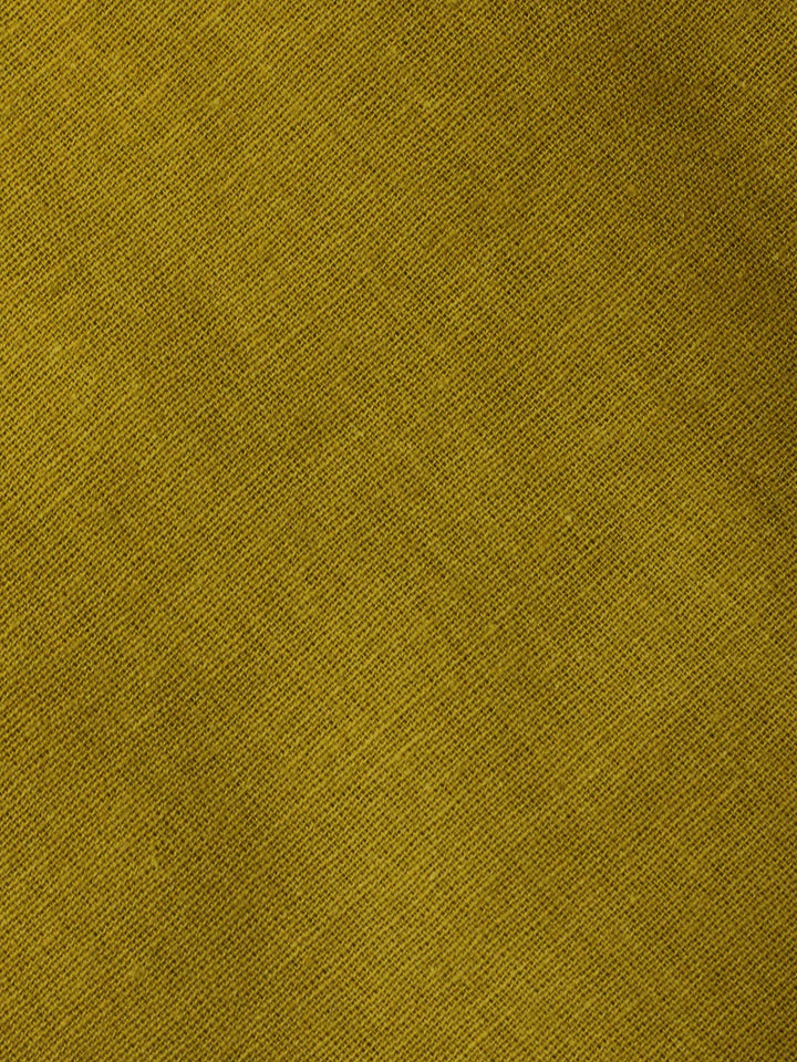 Mustard Printed Cotton Blend Unstitched Dress Material
