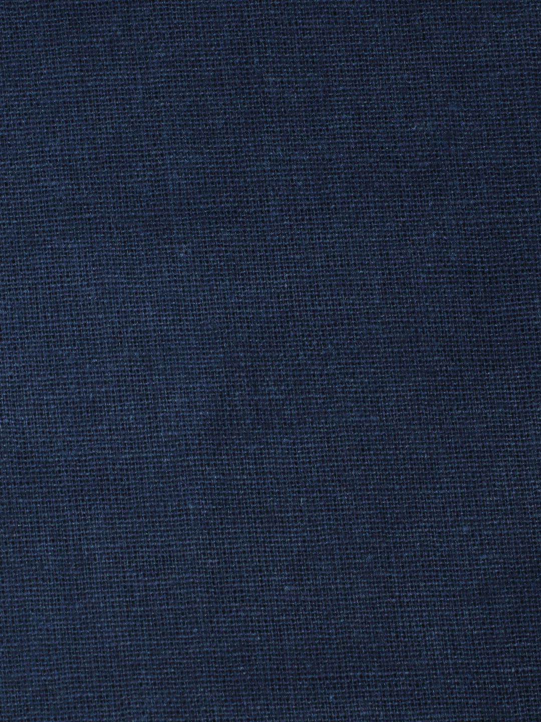 Navy Blue Printed Cotton Blend Unstitched Dress Material