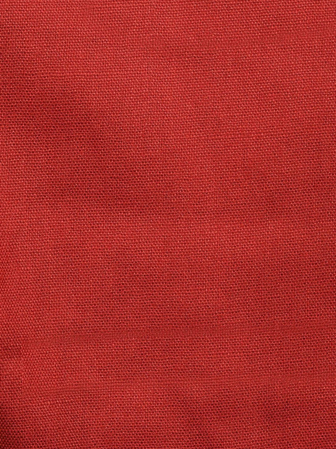 Red Printed Cotton Blend Unstitched Suit &amp; Pant With Cotton Dupatta