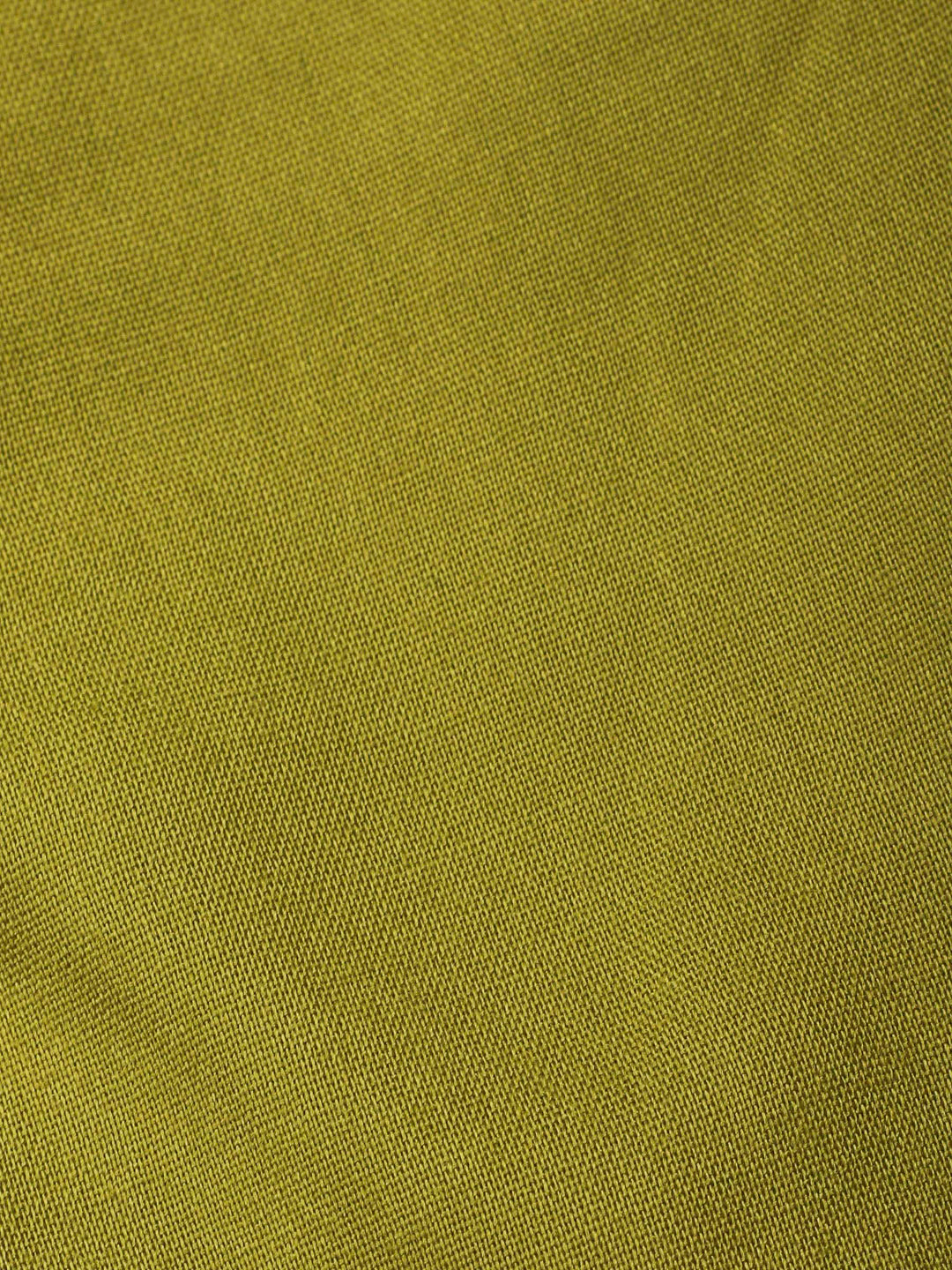 Lime Green Embroidery Cotton Blend Unstitched Dress Material