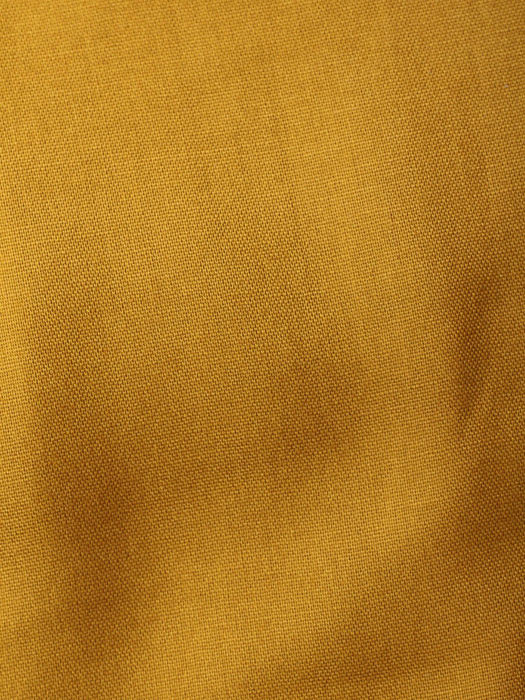 Mustard Printed Cotton Blend Unstitched Dress Material