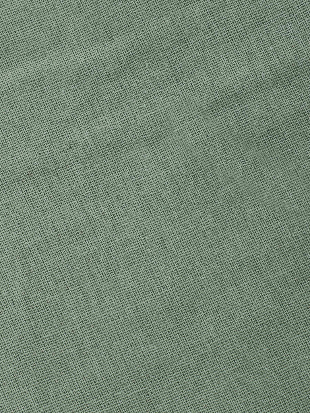 Sea Green Printed Cotton Blend Unstitched Dress Material