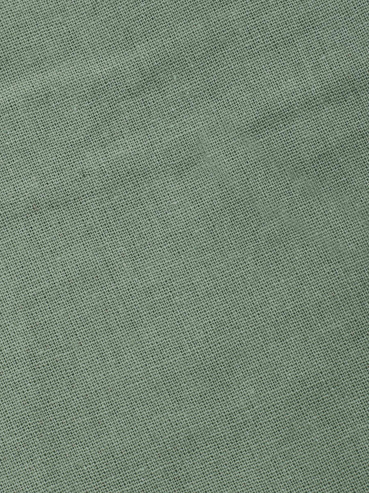 Sea Green Printed Cotton Blend Unstitched Dress Material