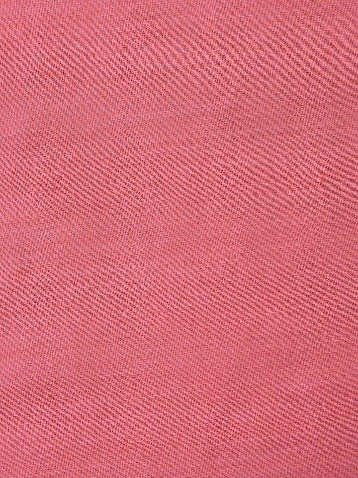 Pink Embroidery Chanderi Unstitched Dress Material