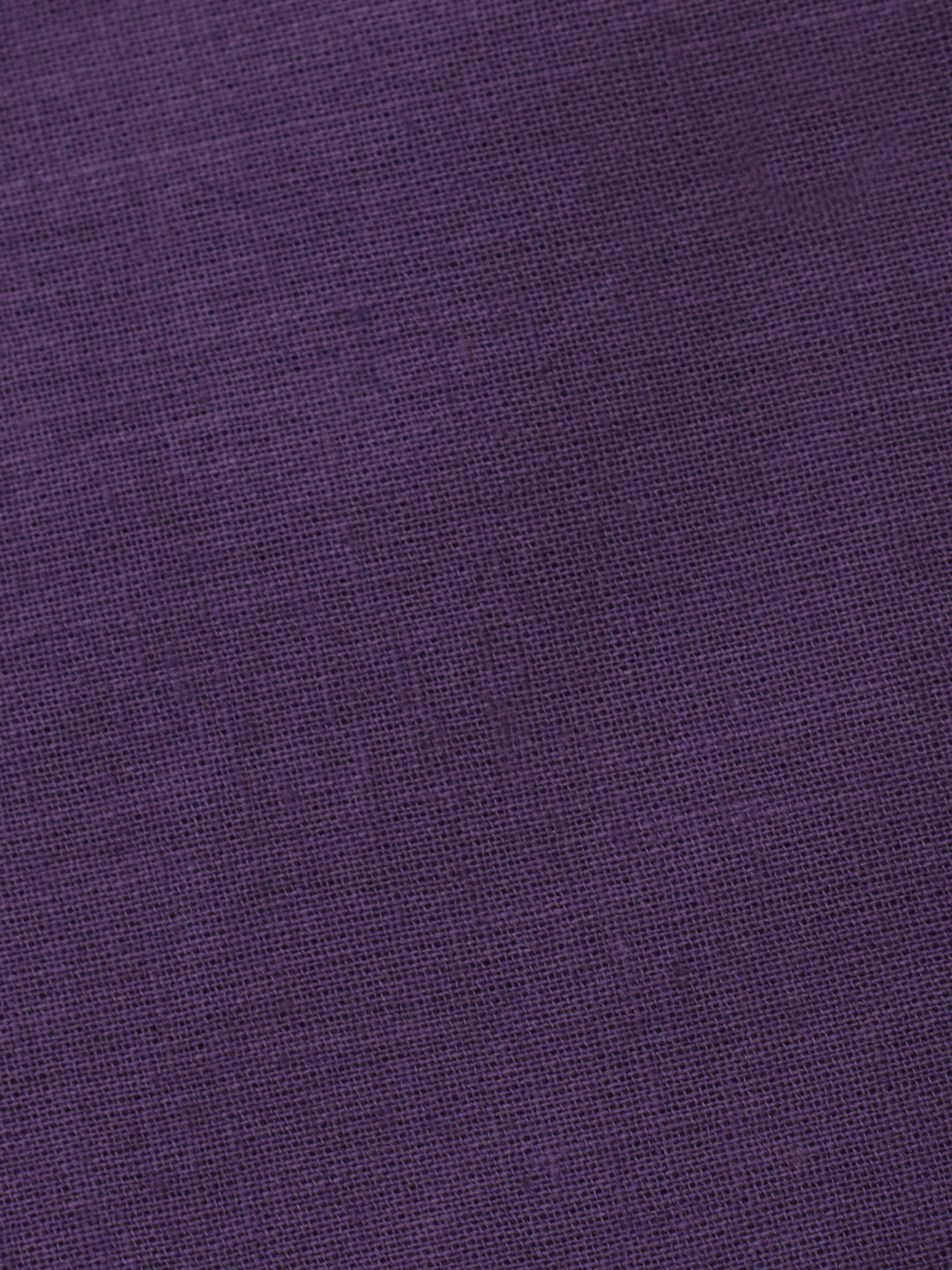 Purple Embroidered Chanderi Unstitched Suit &amp; Pant With Banarsi Dupatta