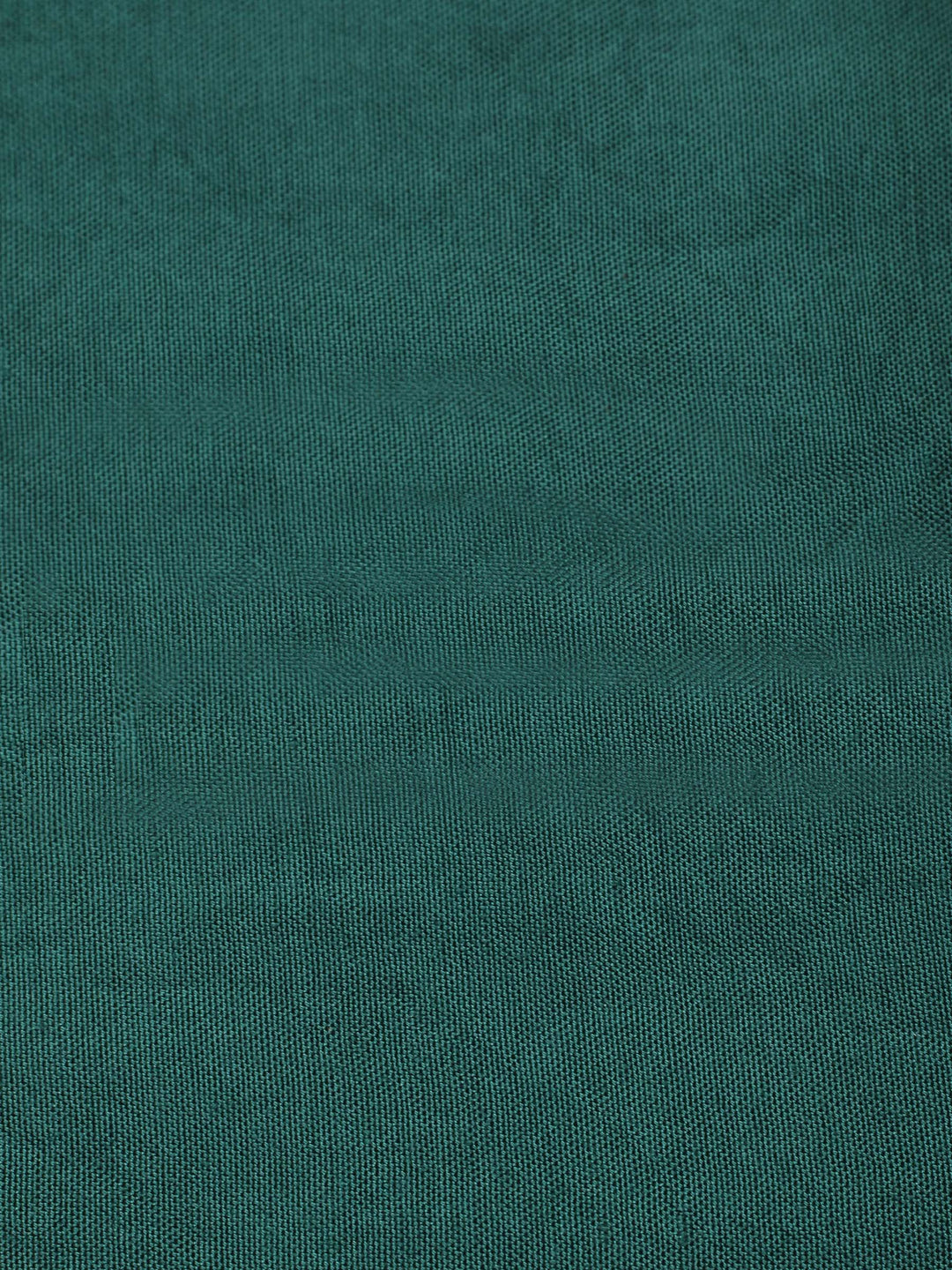 Green Embroidered Cotton Blend Unstitched Suit &amp; Pant With Banarsi Dupatta