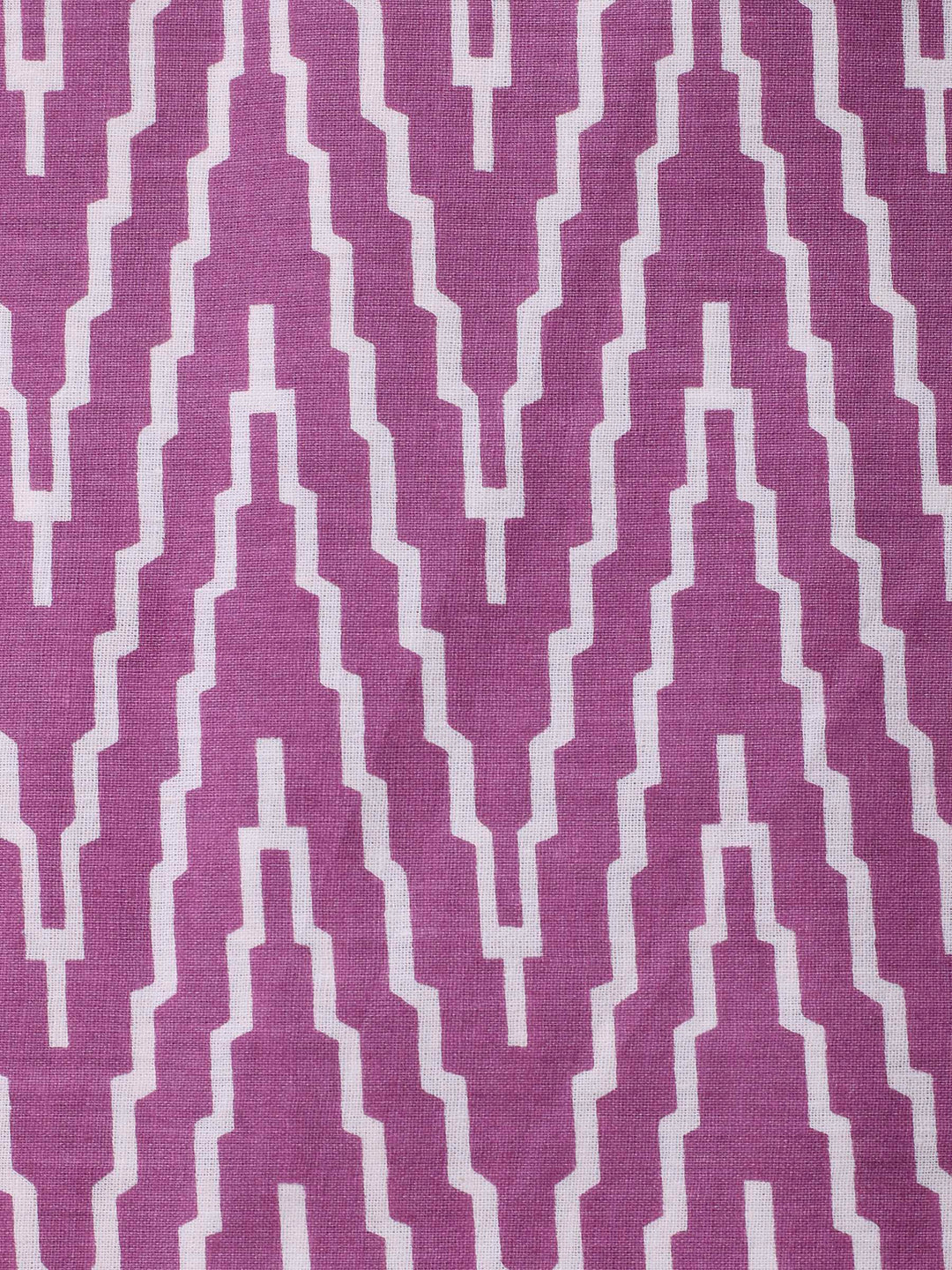 Onion Pink Printed Cotton Blend Unstitched Dress Material