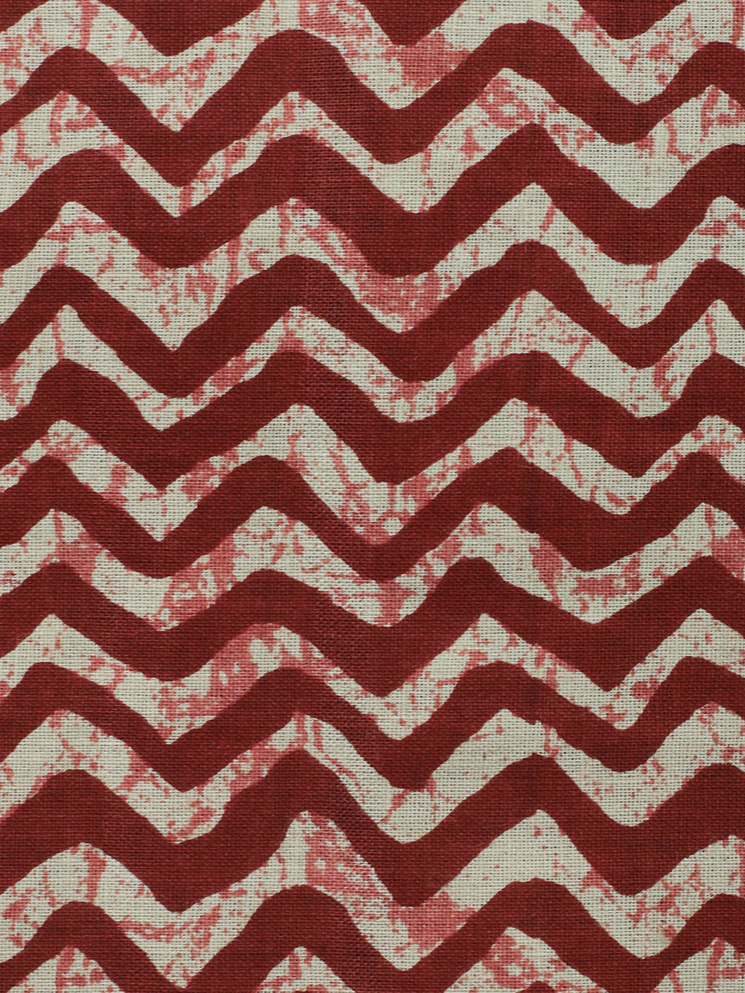 Maroon Printed Cotton Blend Unstitched Dress Material