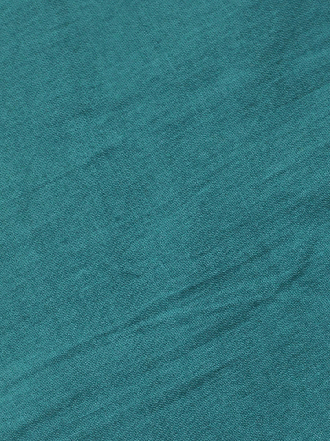 Lake Blue Embroidered Cotton Blend Unstitched Suit &amp; Pant With Cotton Dupatta