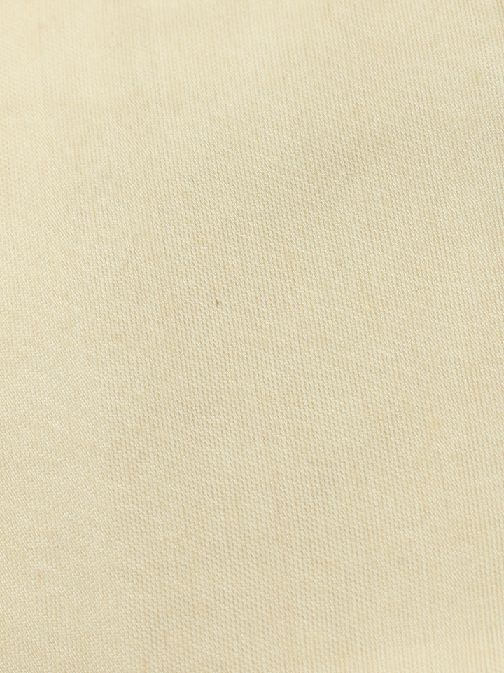 Golden Beige Embroidered Tissue Unstitched Suit &amp; Pant With Tissue Dupatta