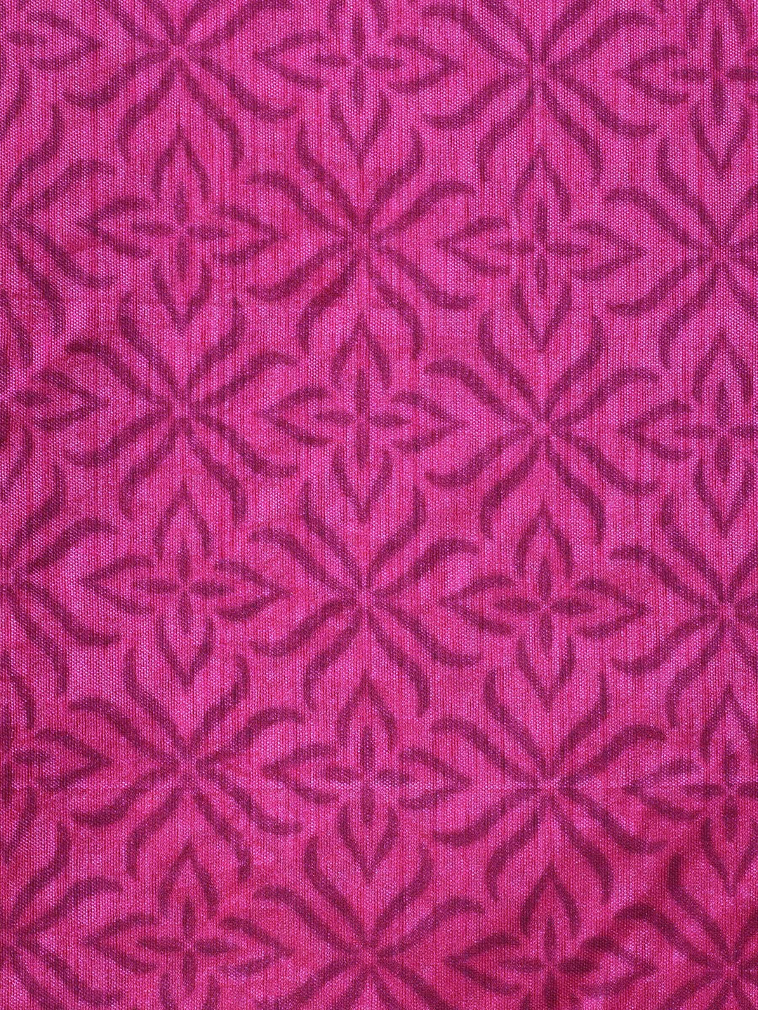 Purple Woven Design Art Silk Unstitched Suit &amp; Pant With Art Silk Dupatta