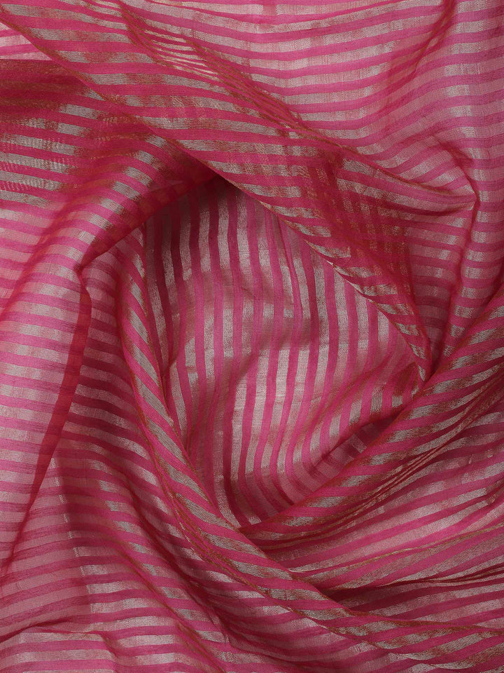 Dull Pink Embroidery Cotton Blend Unstitched Dress Material