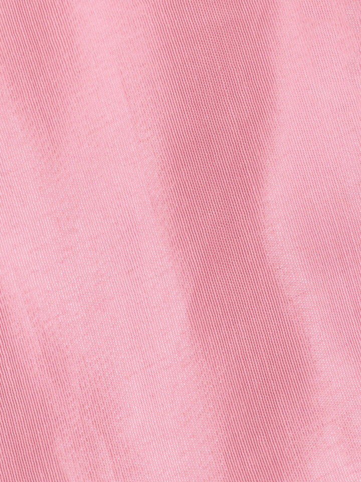 Pink Embroidery Art Silk Unstitched Dress Material