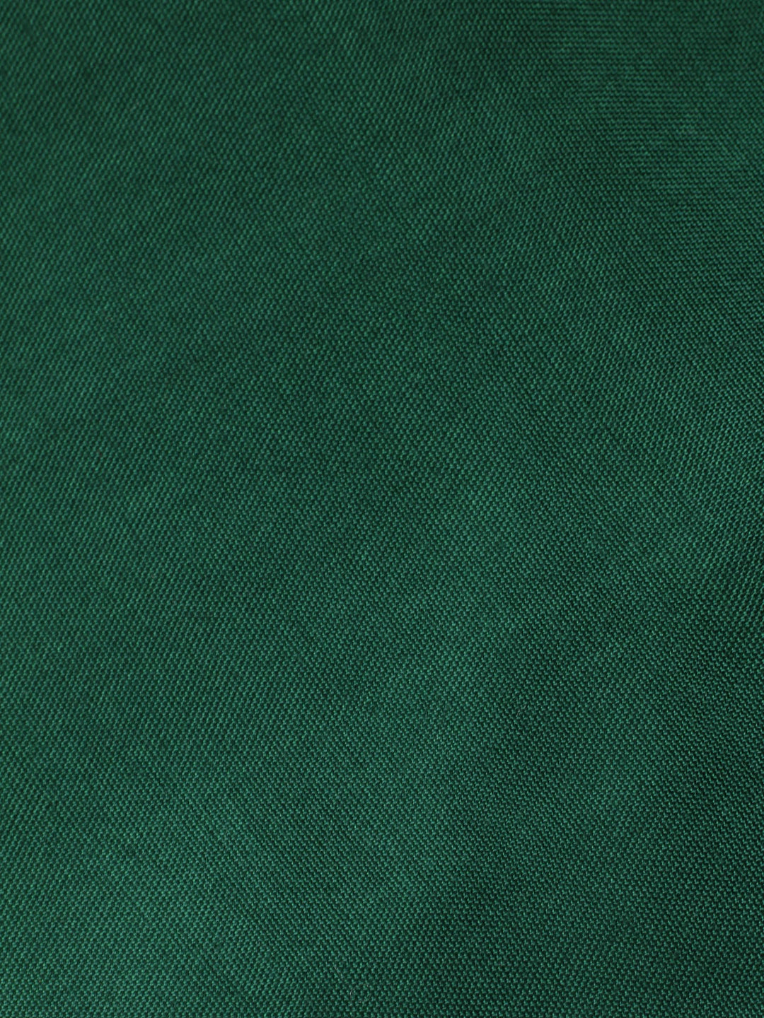 Bottle Green Embroidered Cotton Blend Unstitched Suit &amp; Pant With Banarsi Dupatta