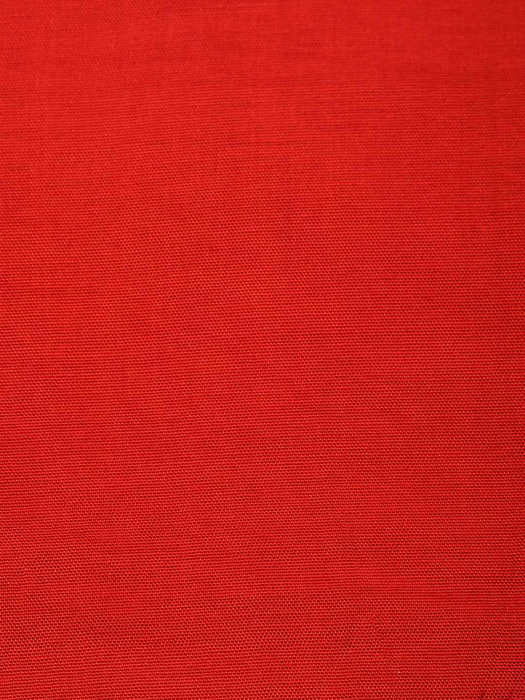 Red Embroidered Cotton Blend Unstitched Suit &amp; Pant With Banarsi Dupatta