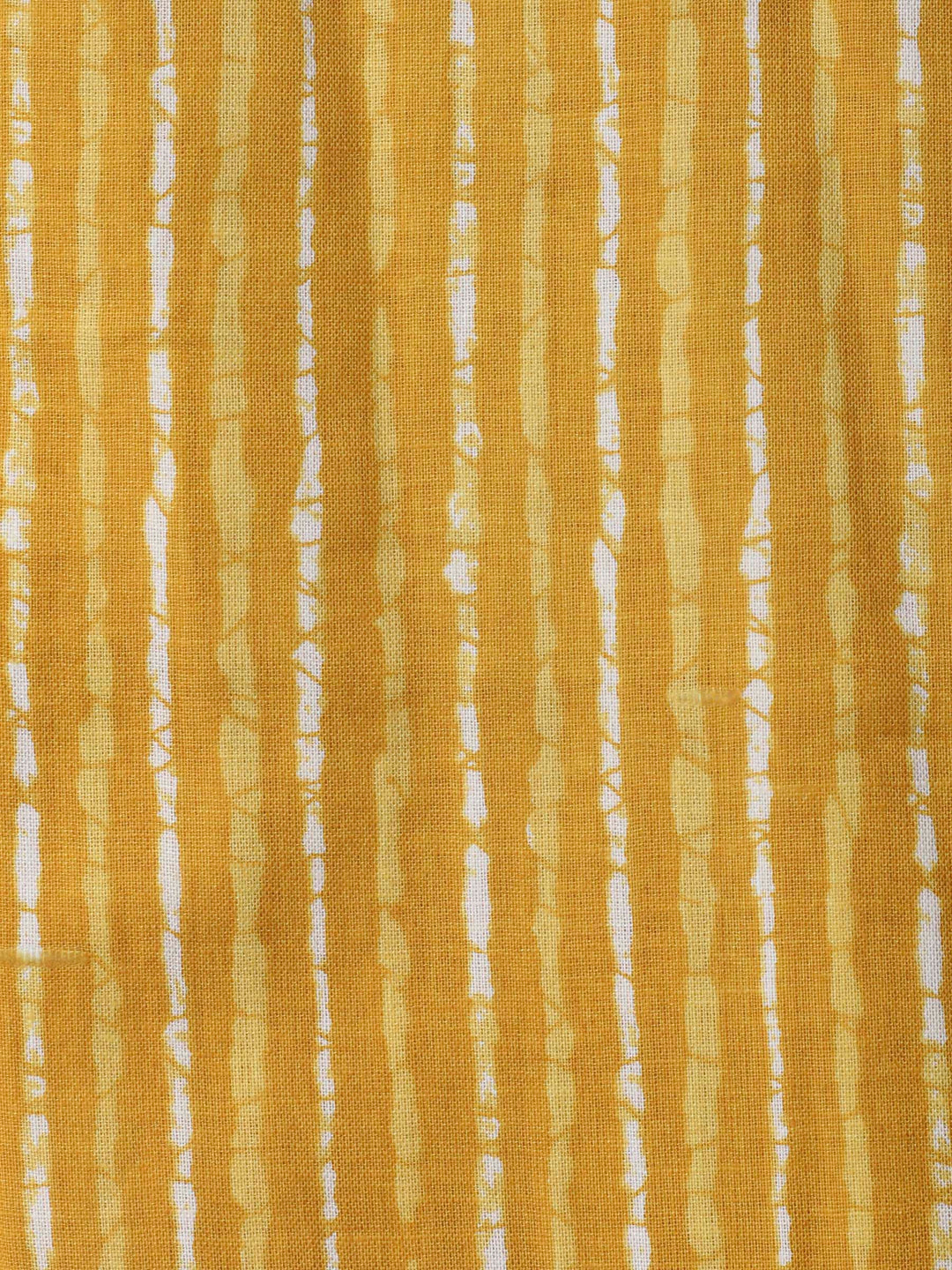 Mustard Printed Cotton Blend Unstitched Dress Material