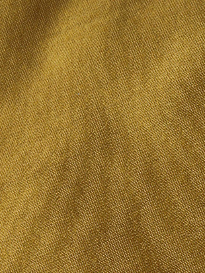 Mustard Woven Design Cotton Blend Unstitched Dress Material
