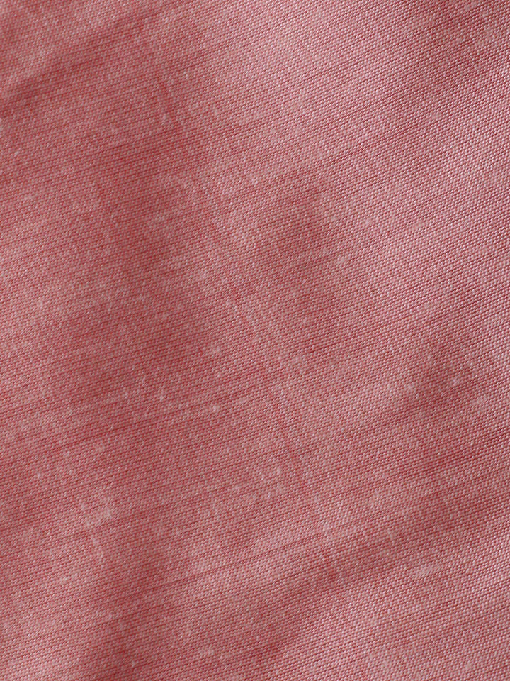 Pink Woven Design Cotton Blend Unstitched Dress Material