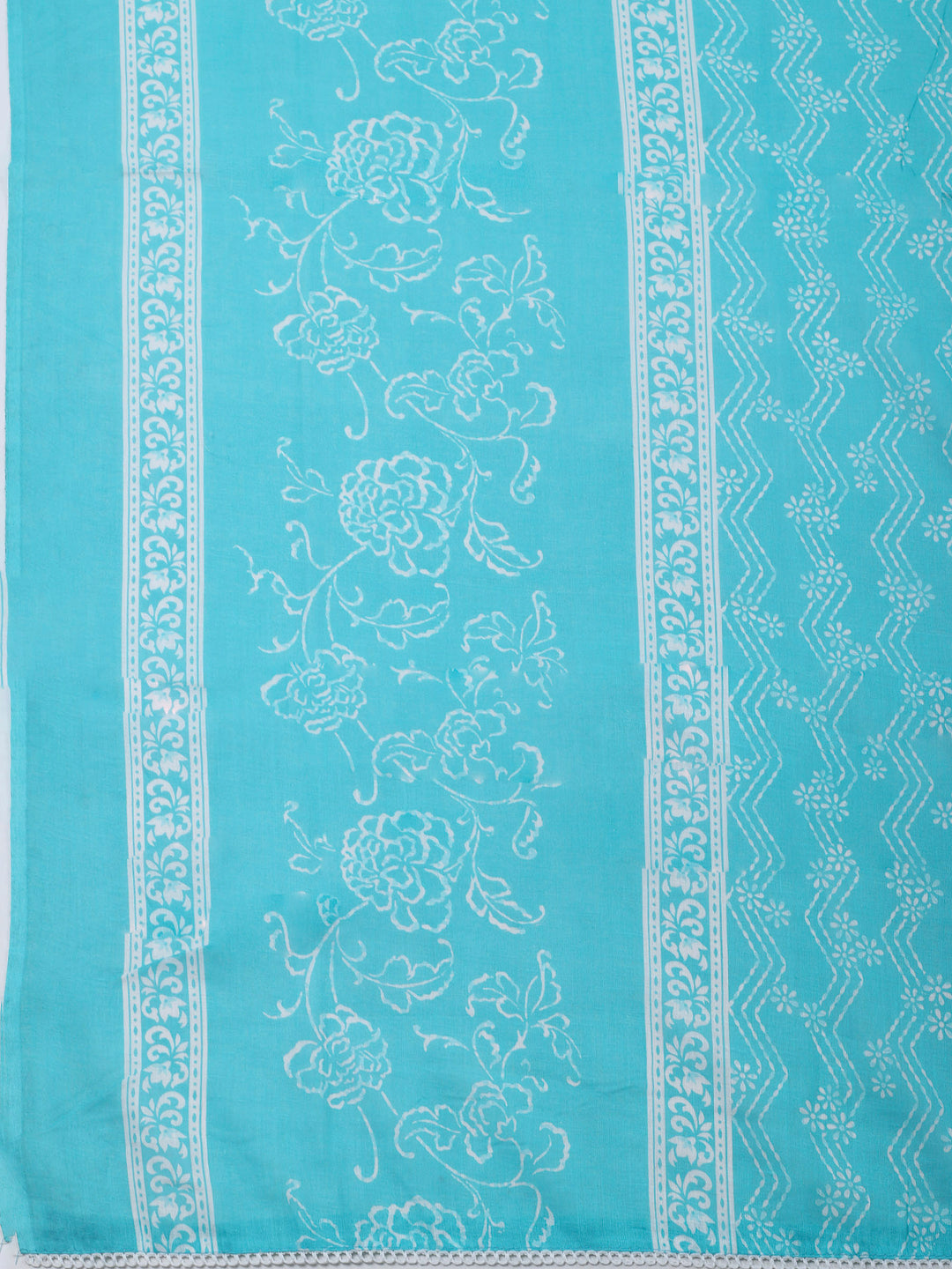 Firozee Printed Cotton Blend Unstitched Dress Material