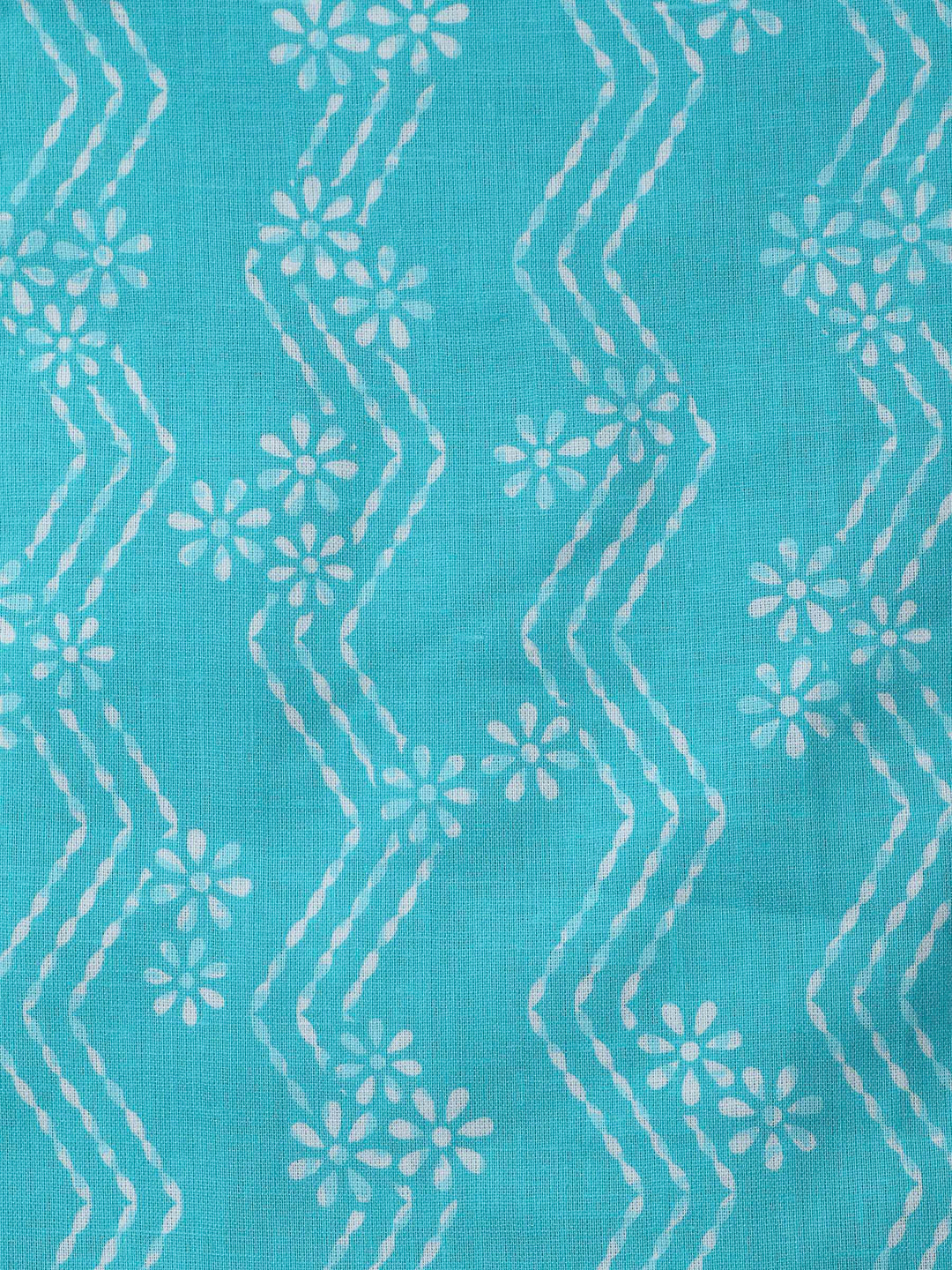Firozee Printed Cotton Blend Unstitched Dress Material