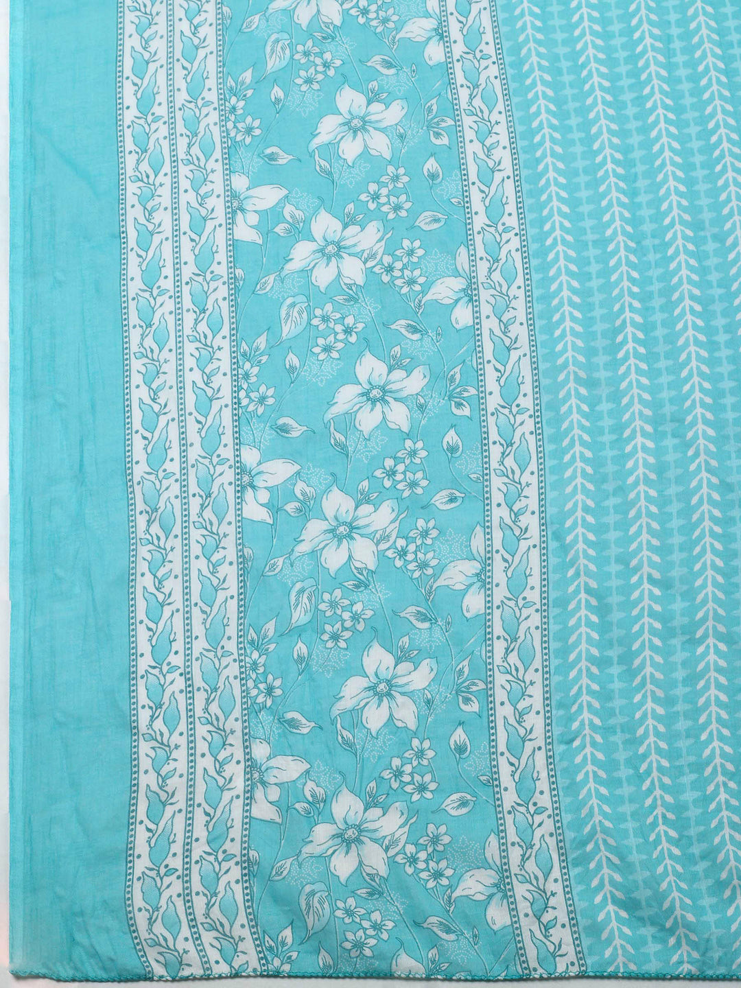 Firozee Printed Cotton Blend Unstitched Dress Material