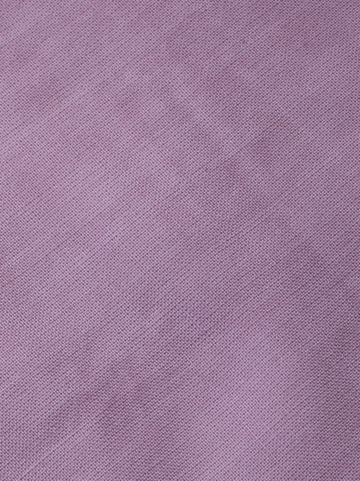 Lavender Embroidery Linen Unstitched Dress Material